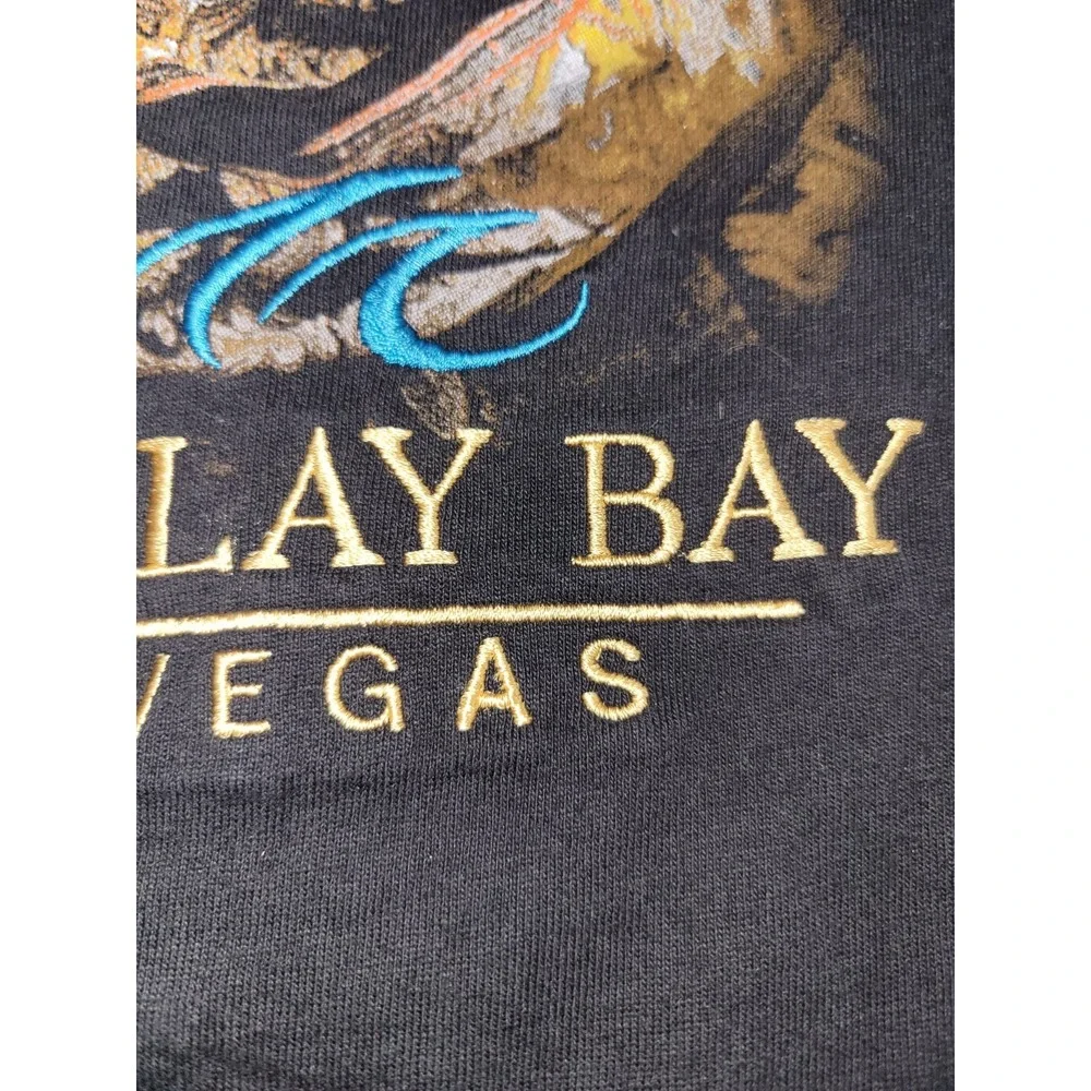 Vintage‎ Luciano Pavarotti Opera Tour T-Shirt Mandalay Bay Large Embroidered
